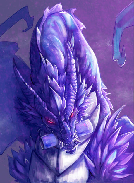 Holy Hitschies Dragon bleu
